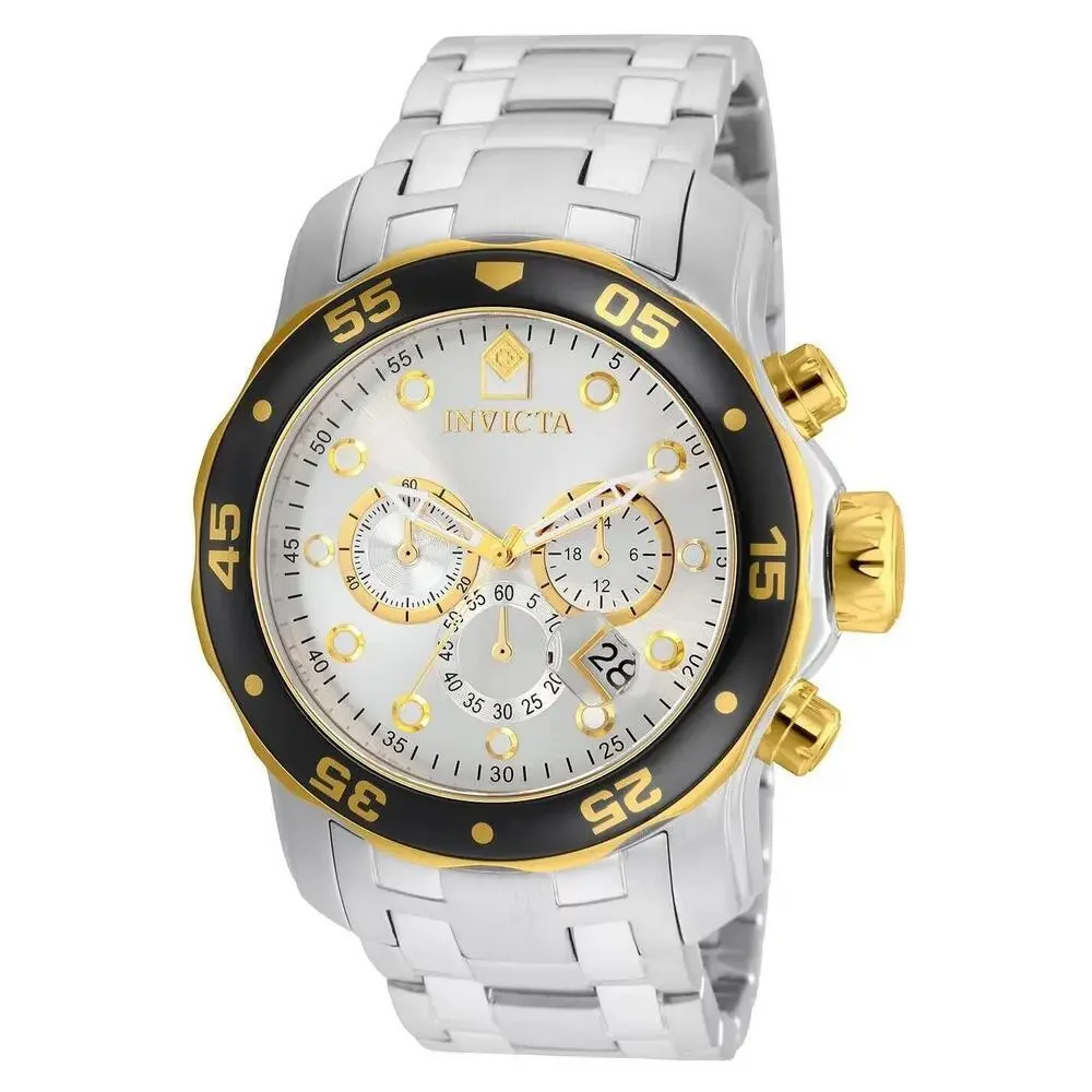 NWT Invicta 80040 Pro Diver | Chronograph | Silver | Men's Watch